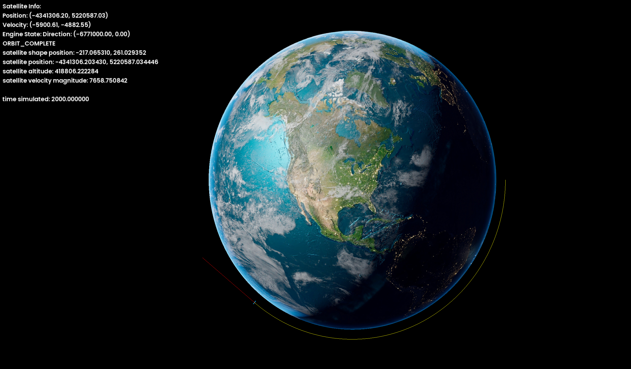 Satellite Orbital Simulation